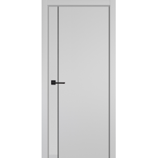 Дверь межкомнатная Леском Flash V1 Серый софт, глухое полотно, кромка, молдинг Дверь межкомнатная Леском Flash V1 Серый софт, глухое полотно, кромка, молдинг